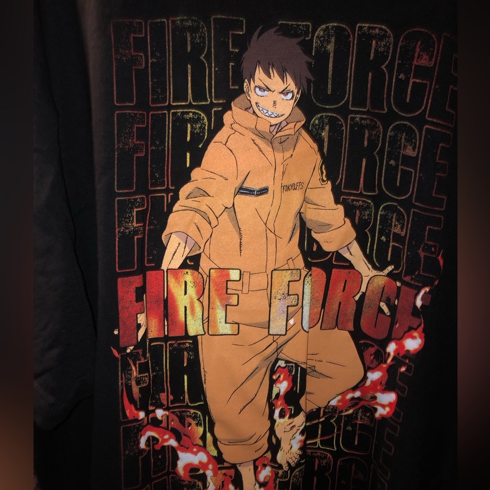 2XL Fire Force Anime Tee